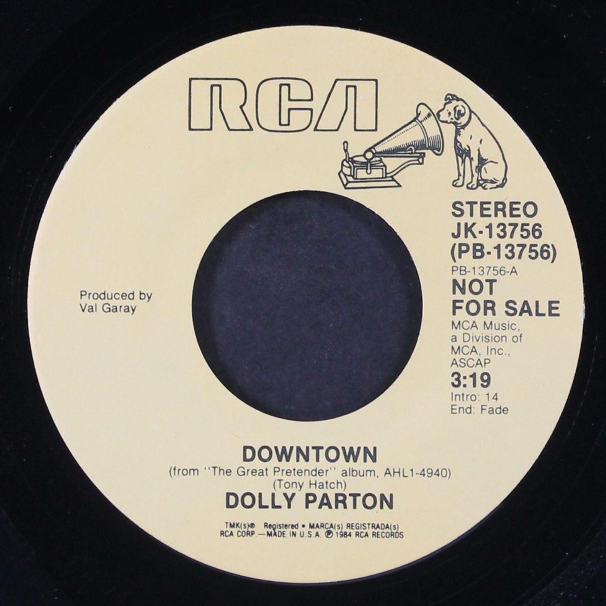 downtown / mono by DOLLY PARTON