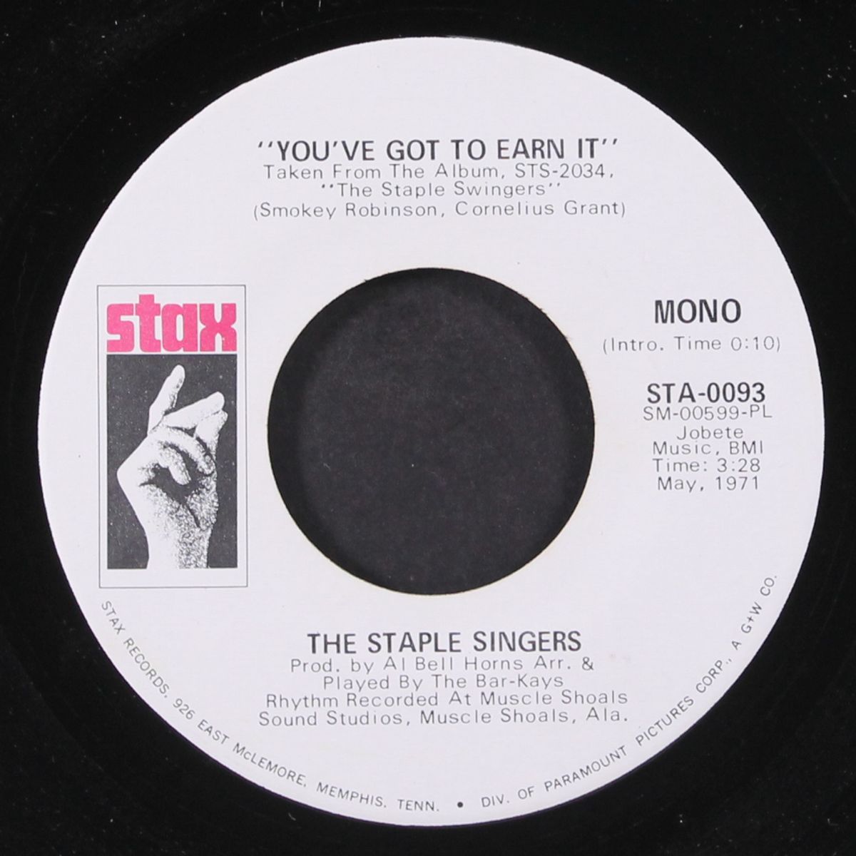 you've got to earn it / mono by STAPLE SINGERS