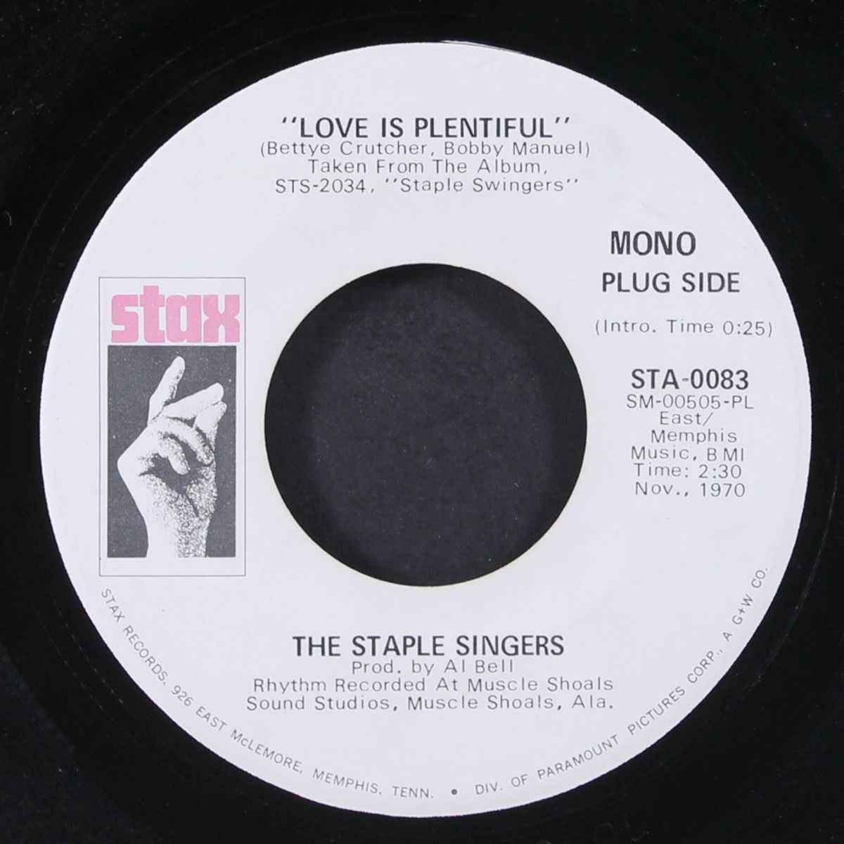 love is plentiful / mono by STAPLE SINGERS