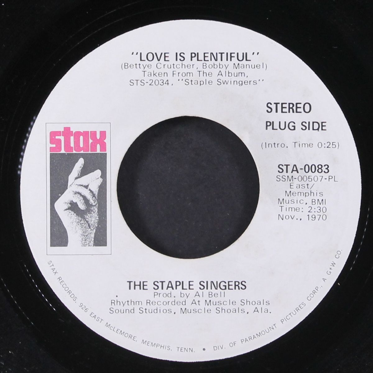love is plentiful / mono by STAPLE SINGERS