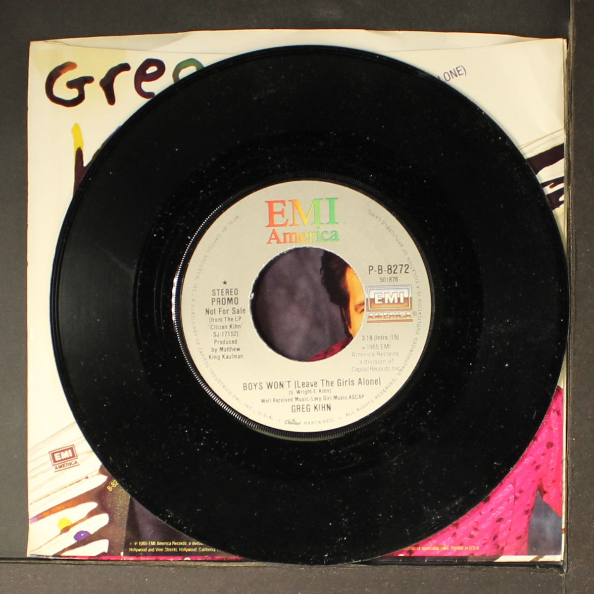 boys won't by GREG KIHN