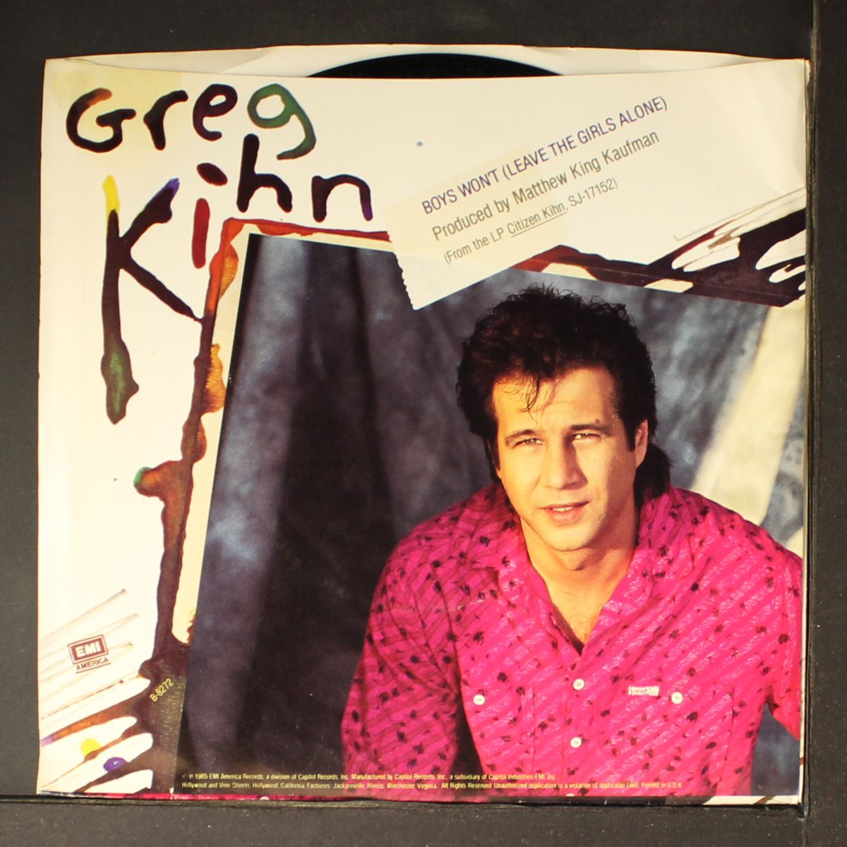 boys won't by GREG KIHN