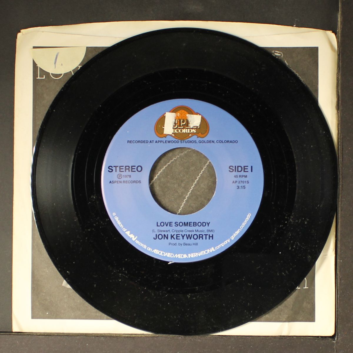 love somebody / mono by JON KEYWORTH