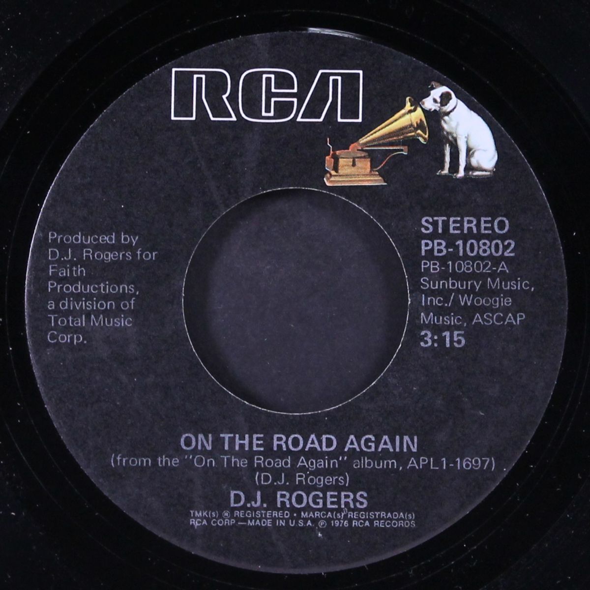 let my life shine / on the road again by D.J. ROGERS