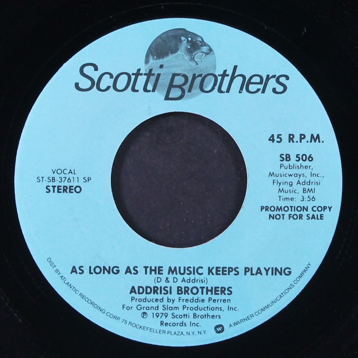 as long as the music keeps playing by ADDRISI BROTHERS
