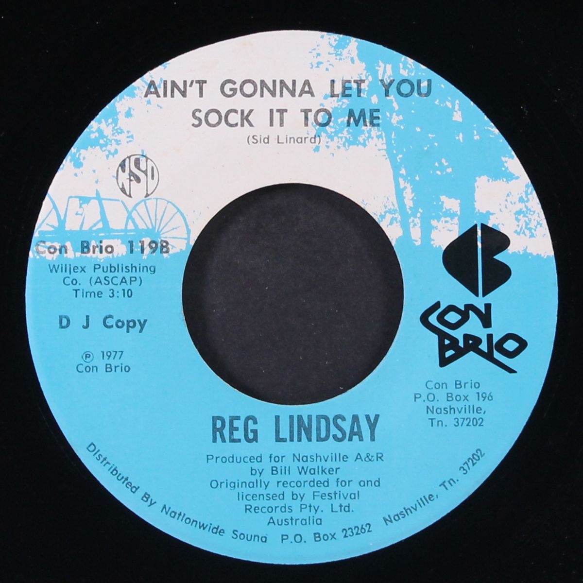 give me liberty / ain't gonna let you sock it to me by REG LINDSAY