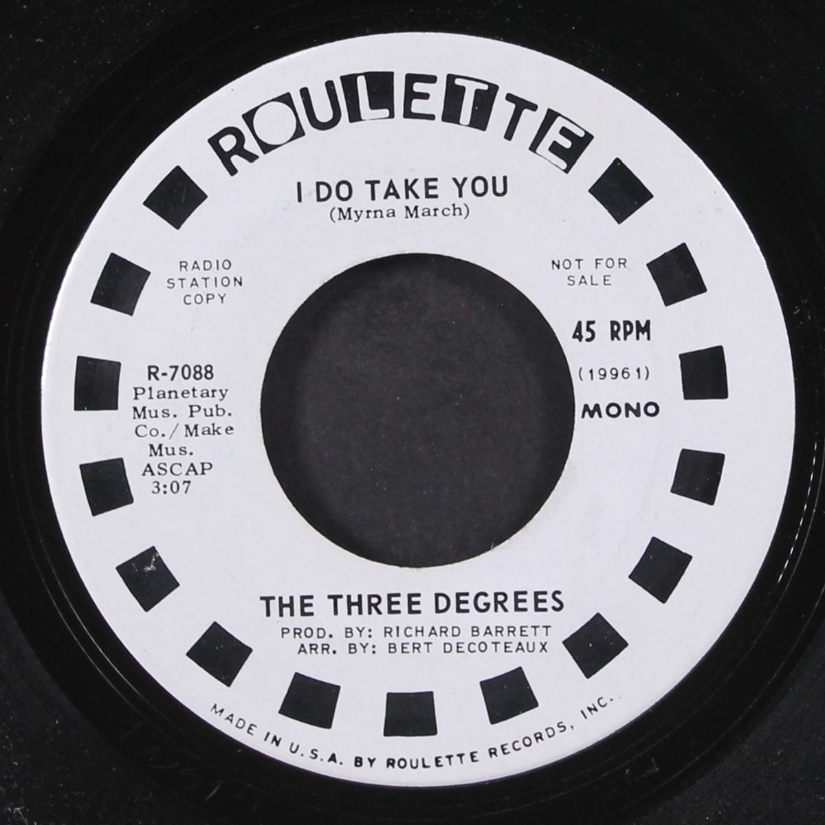 i do take you / mono by THREE DEGREES