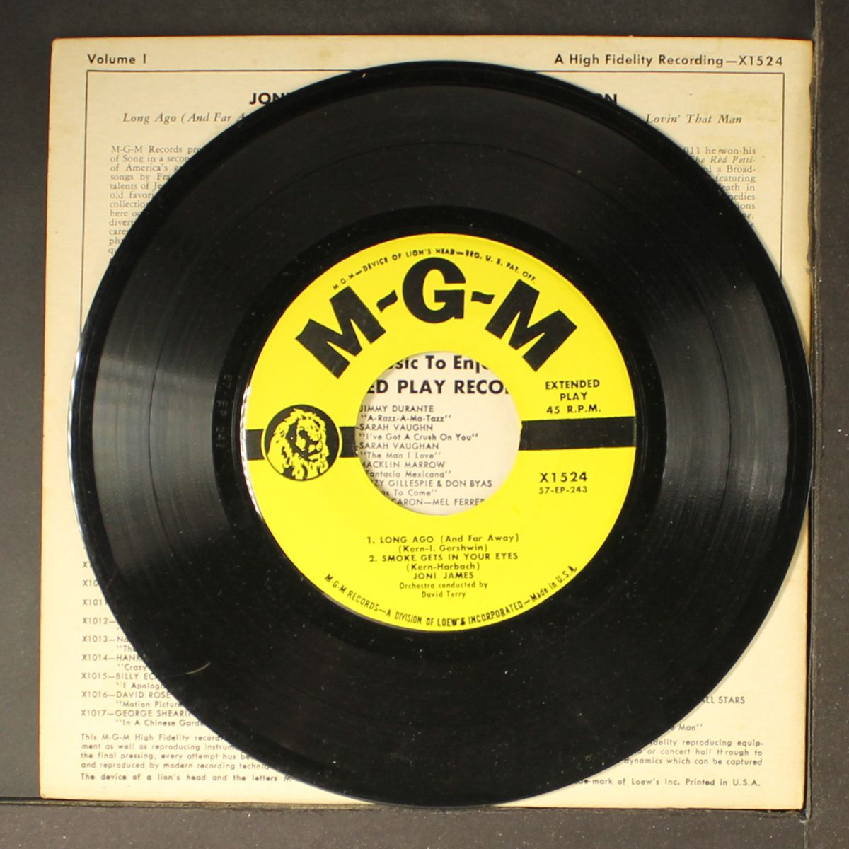 sings songs by jerome kern by JONI JAMES