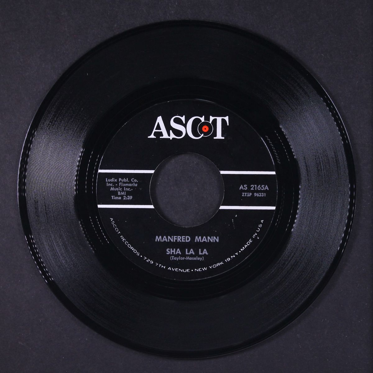 sha la la / john hardy by MANFRED MANN