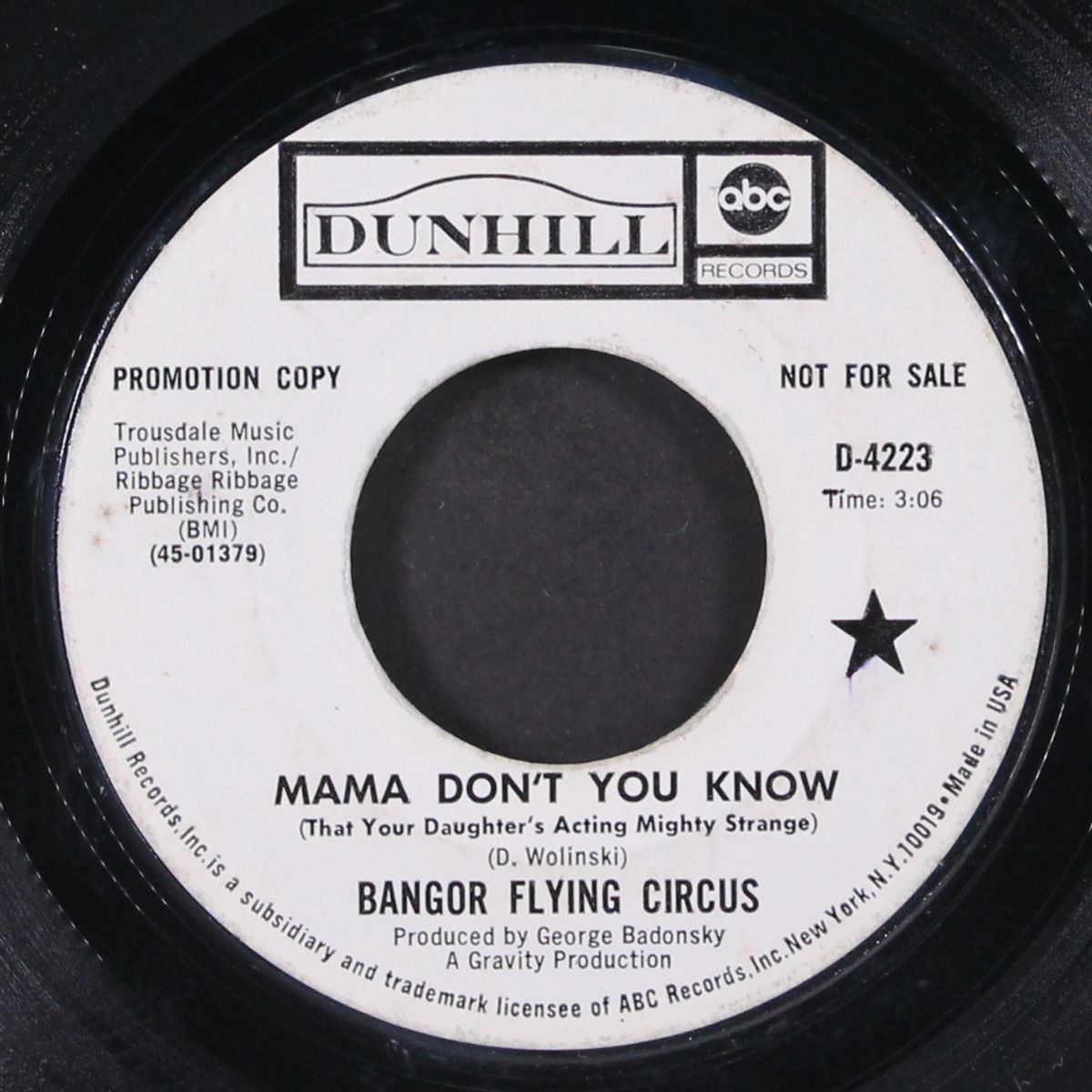 mama don't you know / someday i'll find by BANGOR FLYING CIRCUS