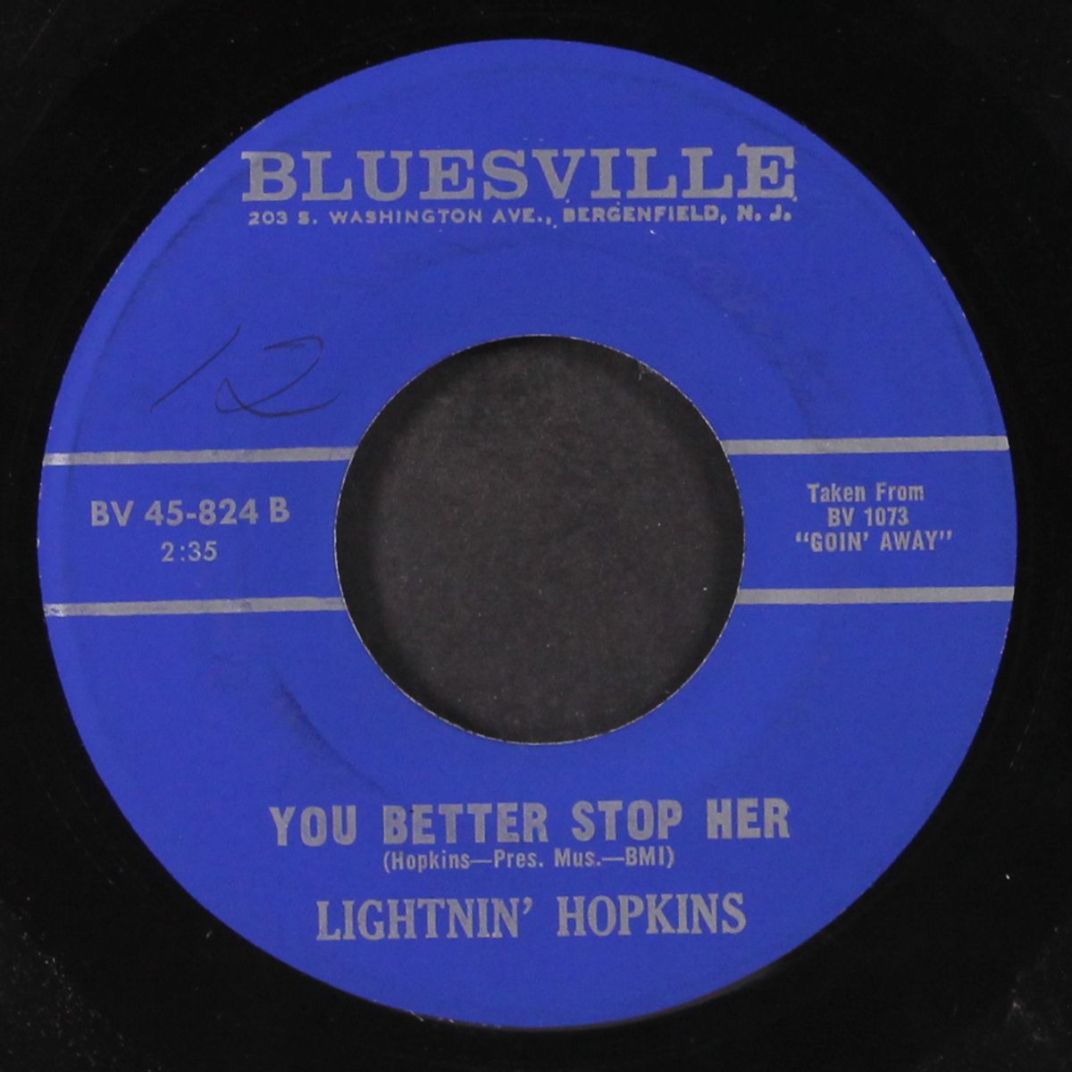 goin' away / you better stop her by LIGHTNIN' HOPKINS