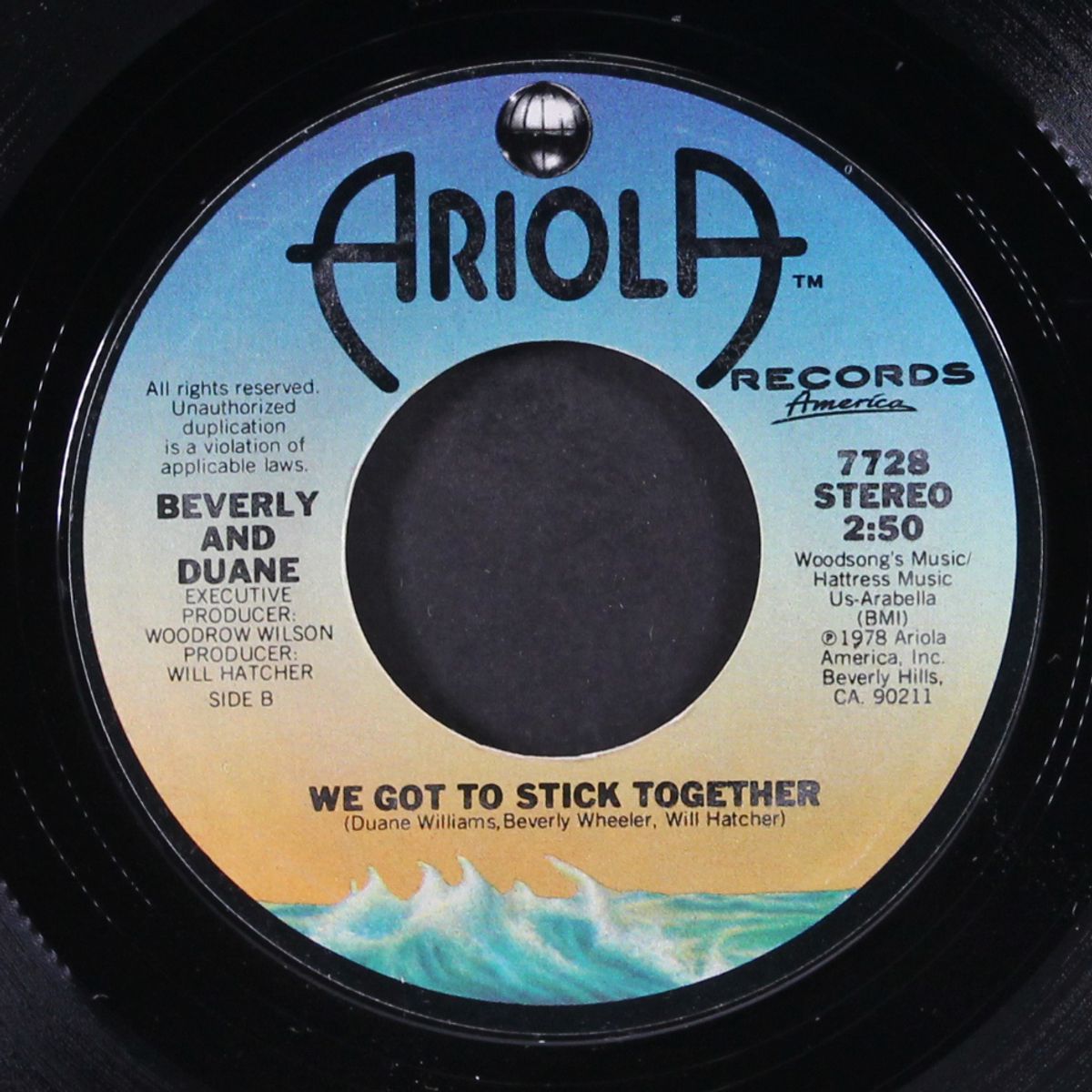 glad i gotcha baby / we got to stick together by BEVERLY & DUANE