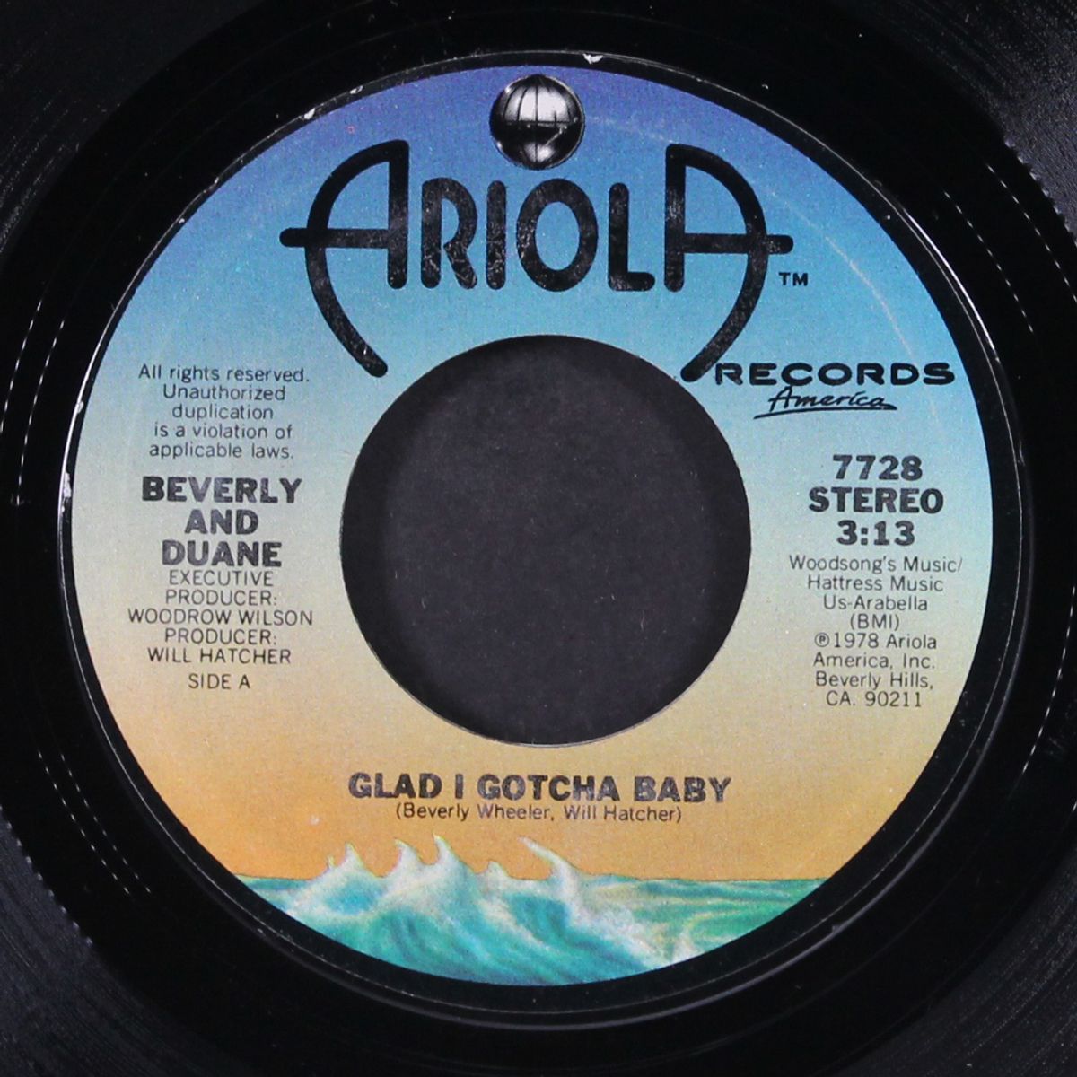 glad i gotcha baby / we got to stick together by BEVERLY & DUANE