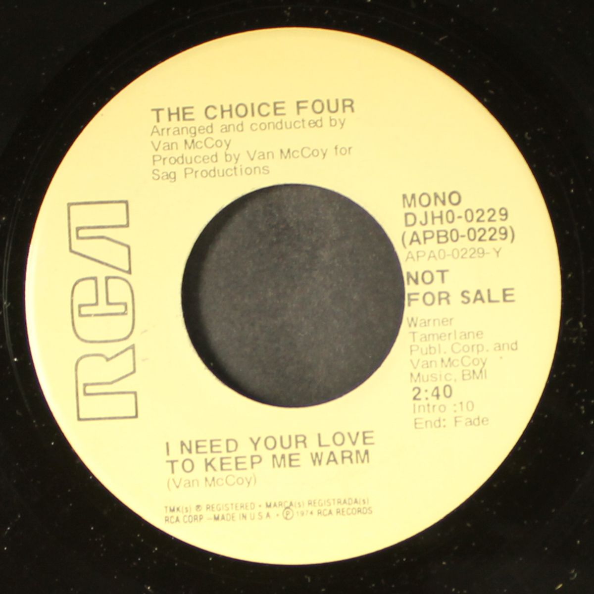 i need your love to keep me warm / mono by CHOICE FOUR