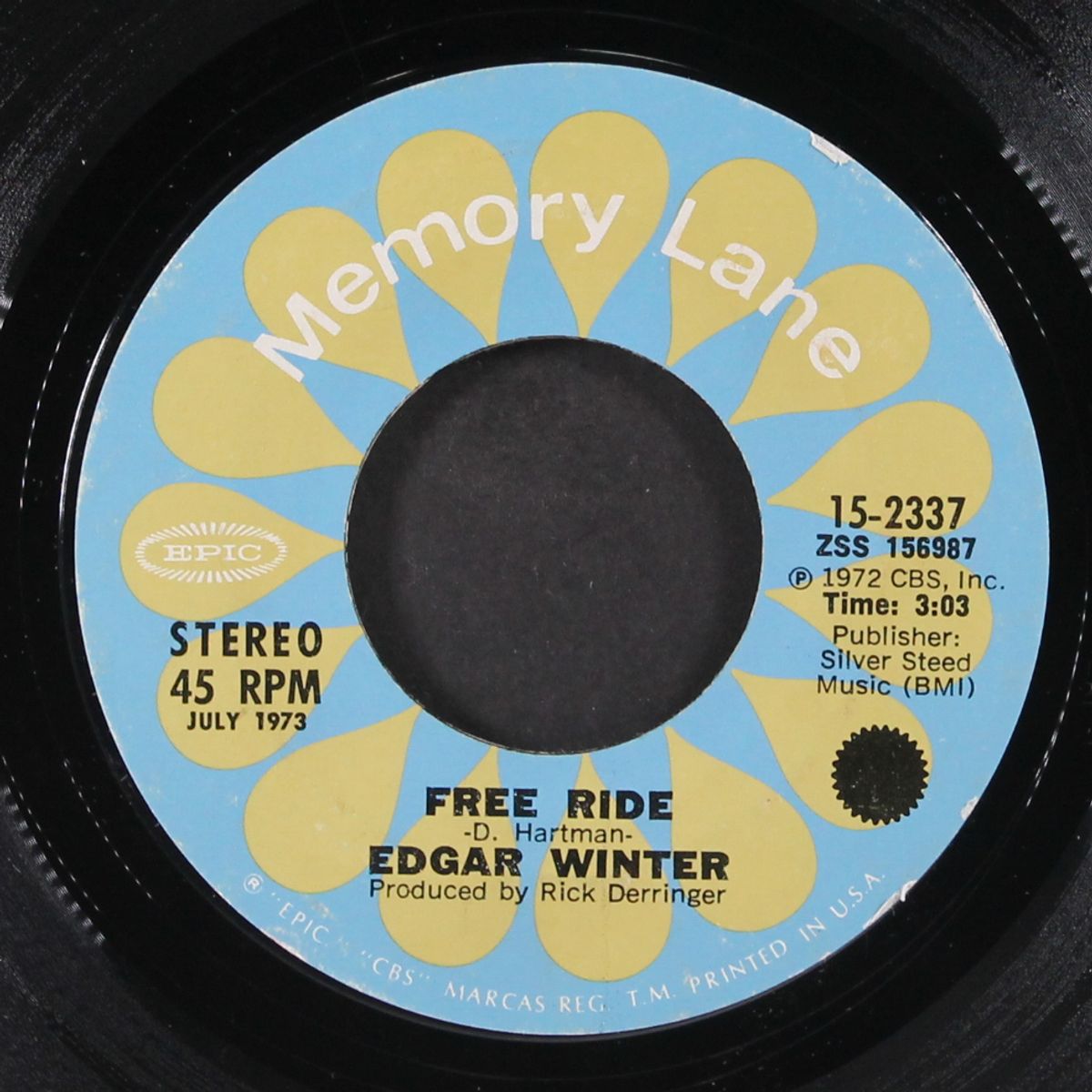frankenstein / free ride by EDGAR WINTER GROUP