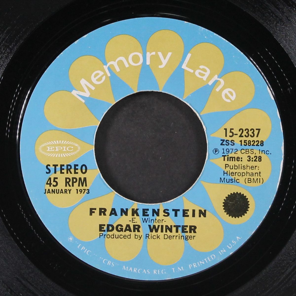 frankenstein / free ride by EDGAR WINTER GROUP