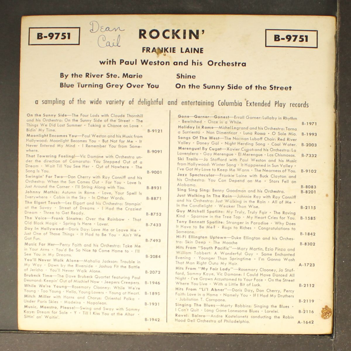 rockin' by FRANKIE LAINE