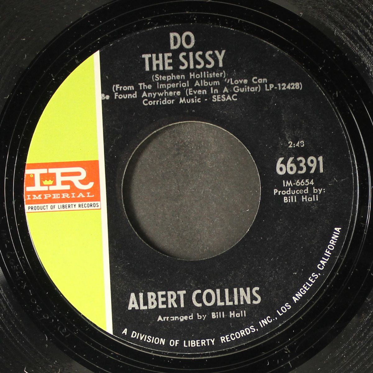 do the sissy / turnin' on by ALBERT COLLINS