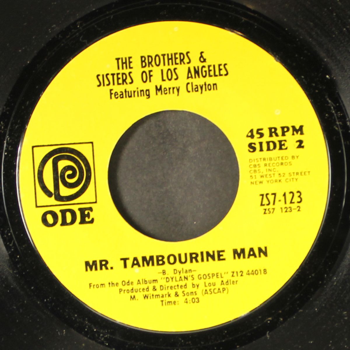 the times they are a-changin' / mr. tambourine man by BROTHERS & SISTERS OF LOS ANGELES