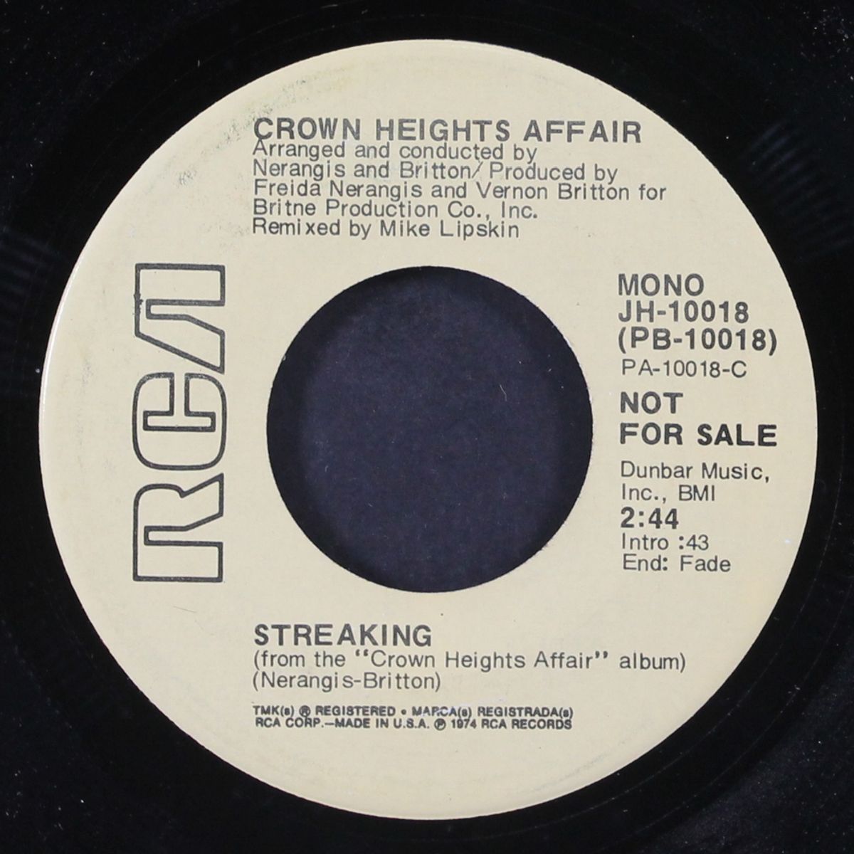 streaking / mono by CROWN HEIGHTS AFFAIR
