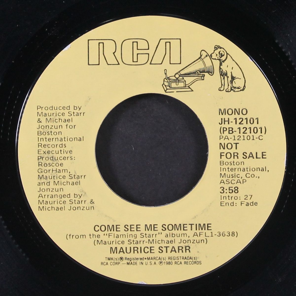 come see me sometime / mono by MAURICE STARR