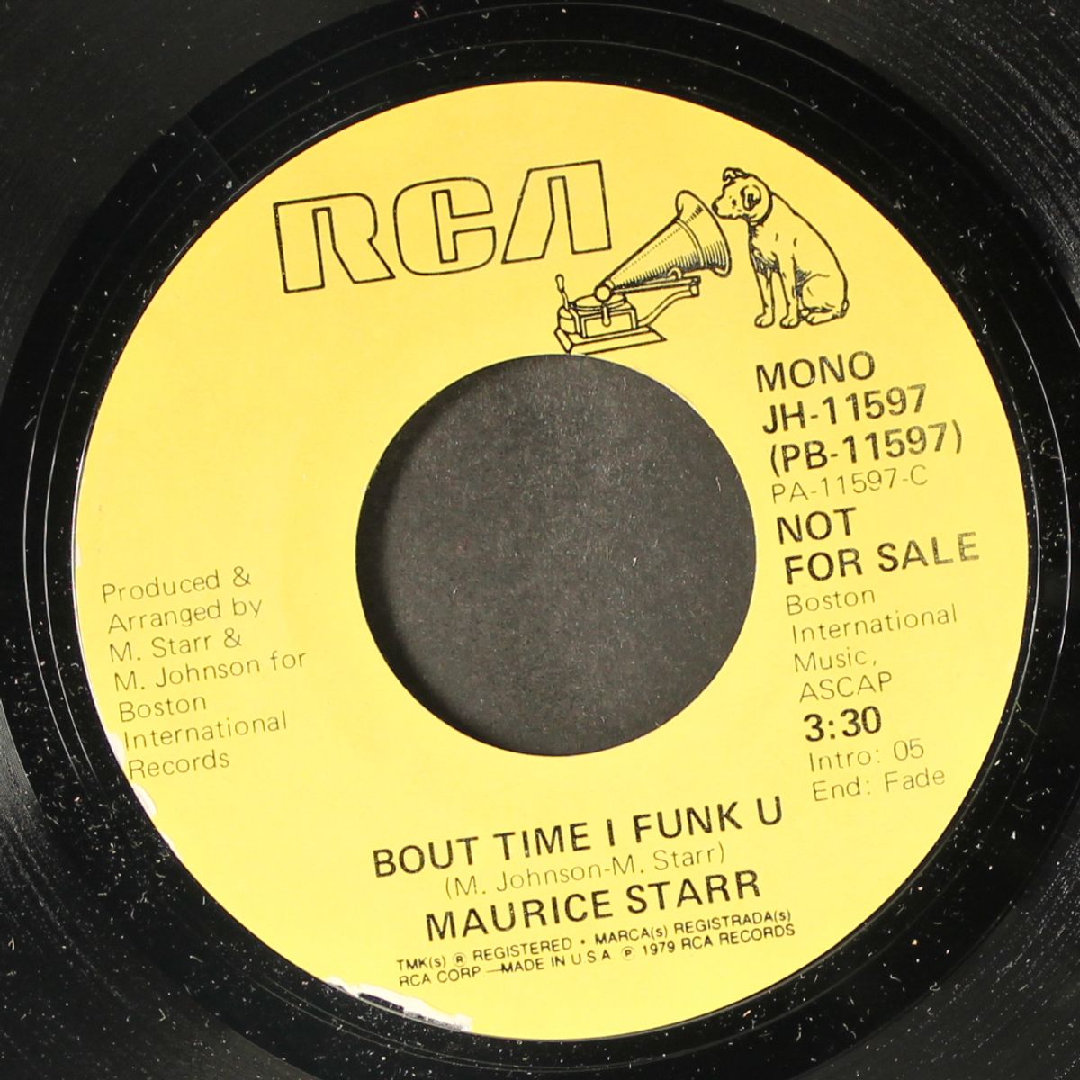 bout time i funk u / mono by MAURICE STARR