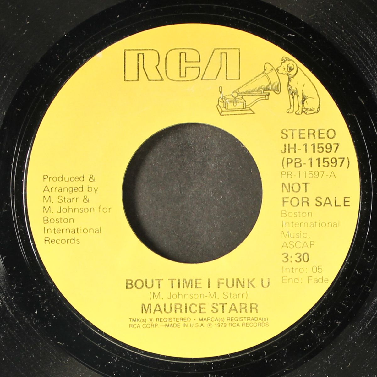 bout time i funk u / mono by MAURICE STARR