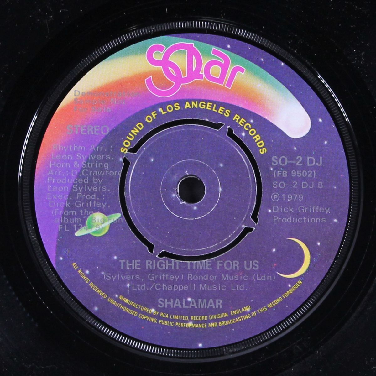 right in the socket / the right time for us by SHALAMAR