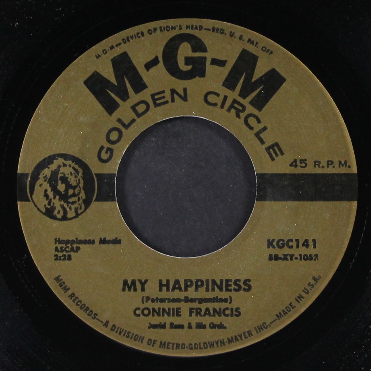 my happiness / if i didn't care by CONNIE FRANCIS
