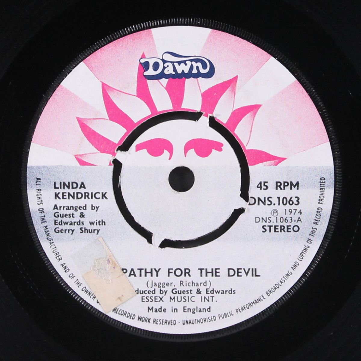 sympathy for the devil / he wrote me a letter by LINDA KENDRICK