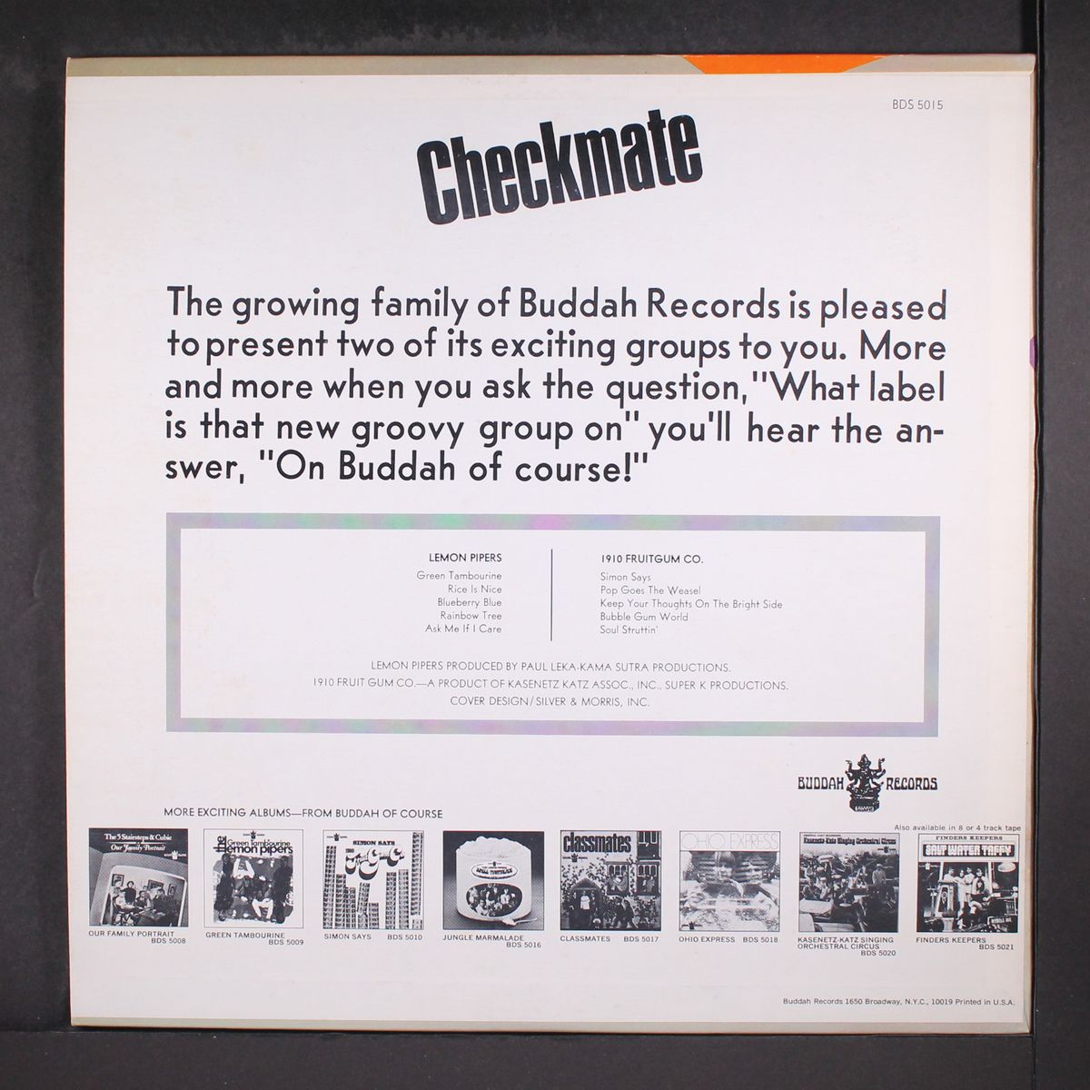 checkmate by LEMON PIPERS / 1910 FRUITGUM CO.