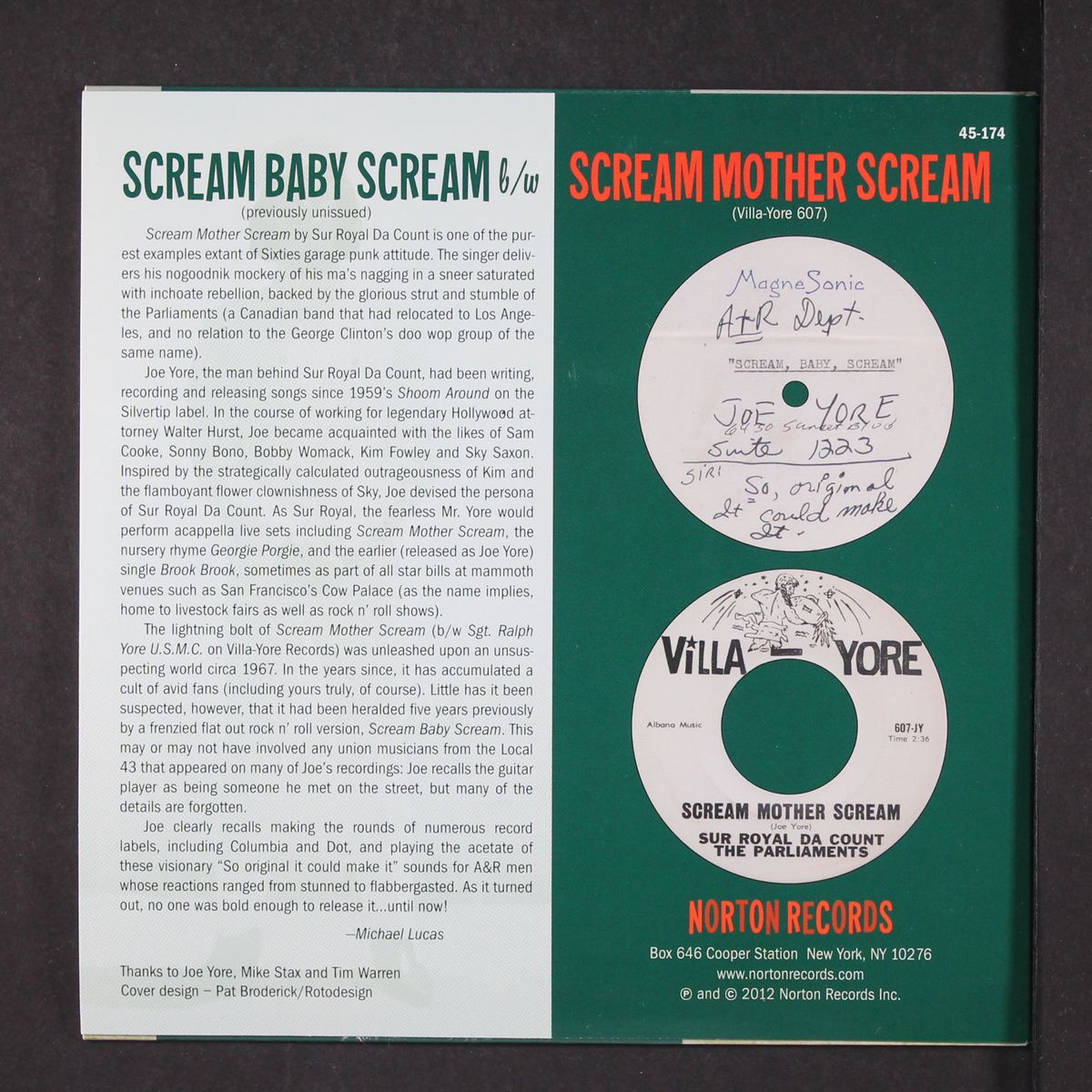 scream baby scream / scream mother scream by SUR ROYAL DA COUNT & PARLIAMENTS