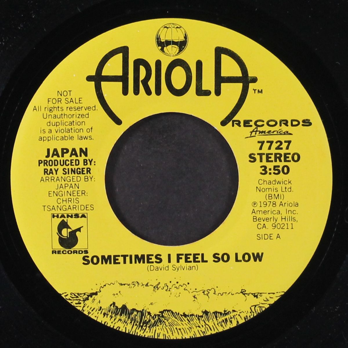 sometimes i feel so low/mono by JAPAN