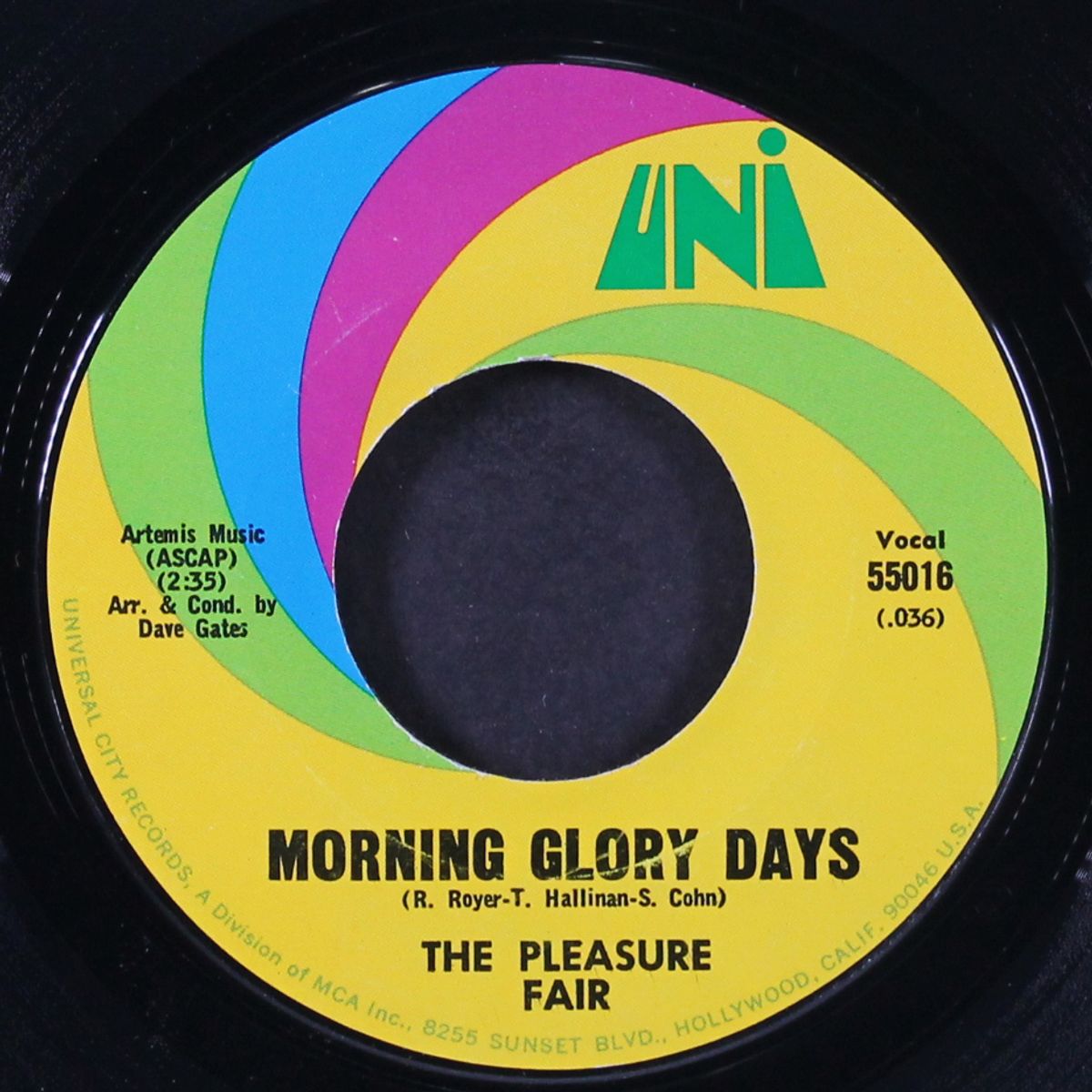 fade in fade out / morning glory days by PLEASURE FAIR