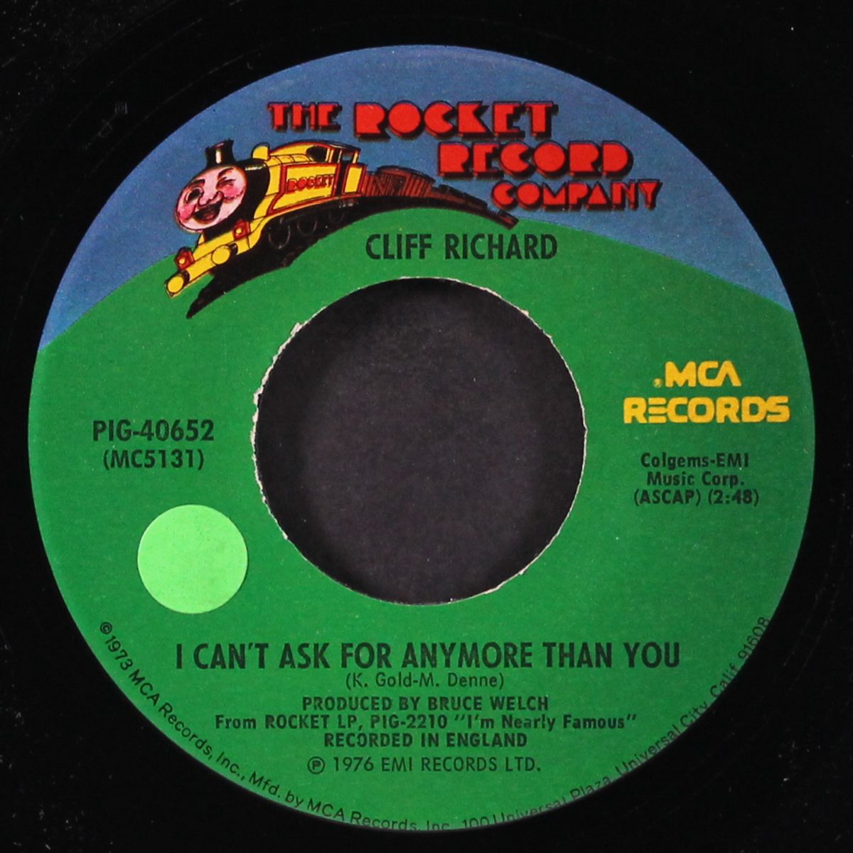 i can't ask for anymore than you / junior cowboy by CLIFF RICHARD