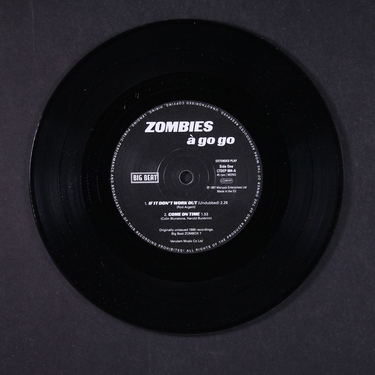 a go go by ZOMBIES