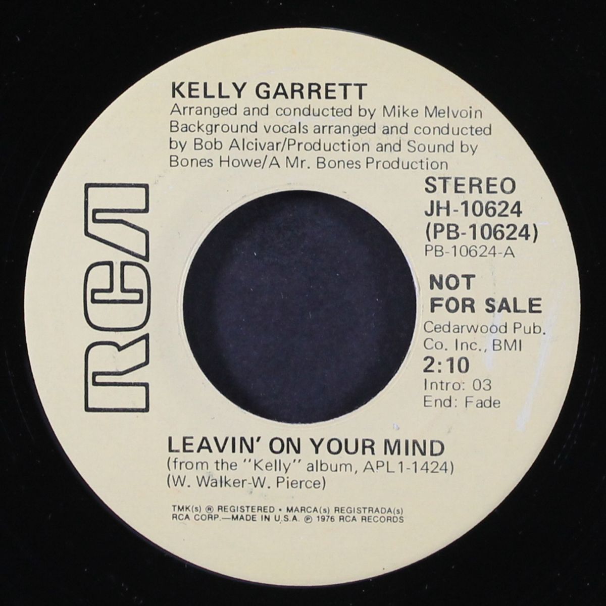 leavin' on your mind / mono by KELLY GARRETT