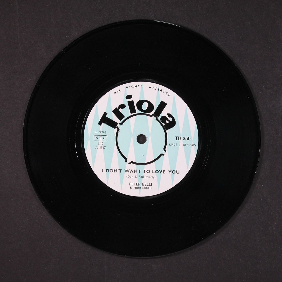 the girl that stood beside me / i don't want to love you by PETER BELLI & FOUR ROSES