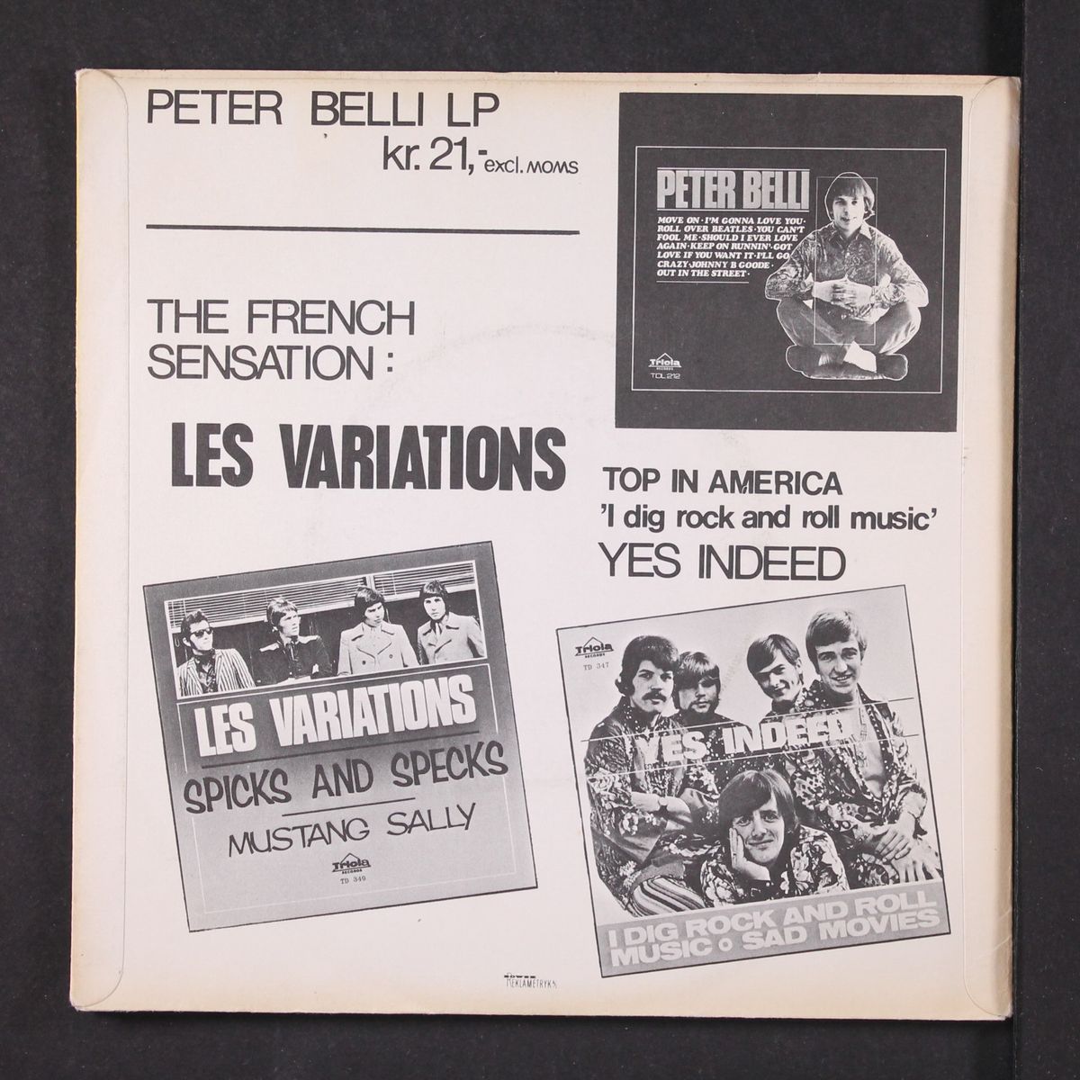 the girl that stood beside me / i don't want to love you by PETER BELLI & FOUR ROSES