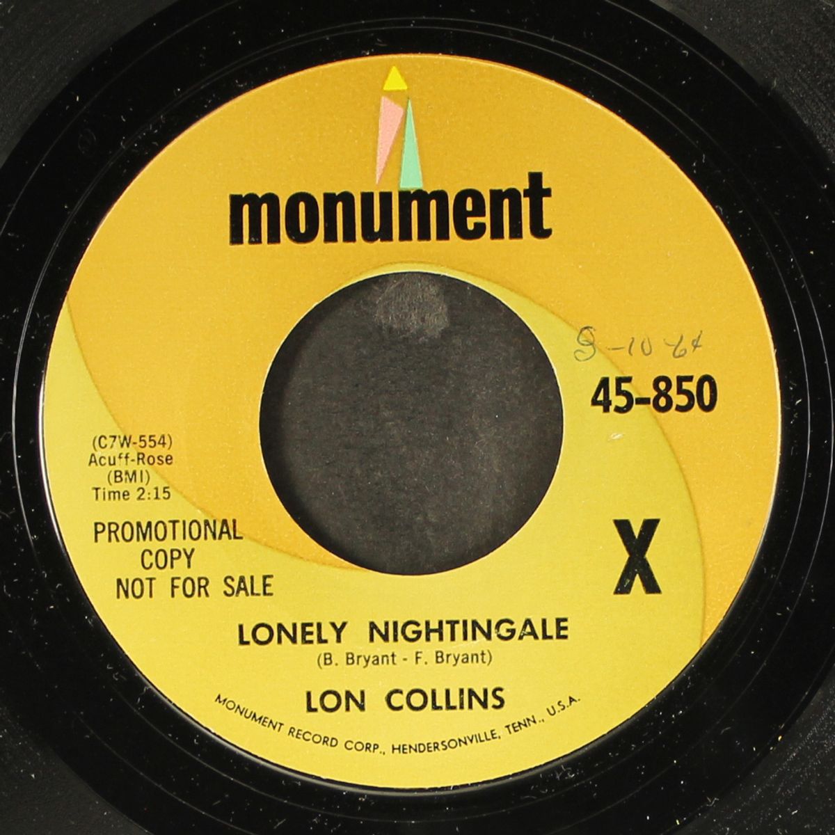 lonely nightingale by LON COLLINS