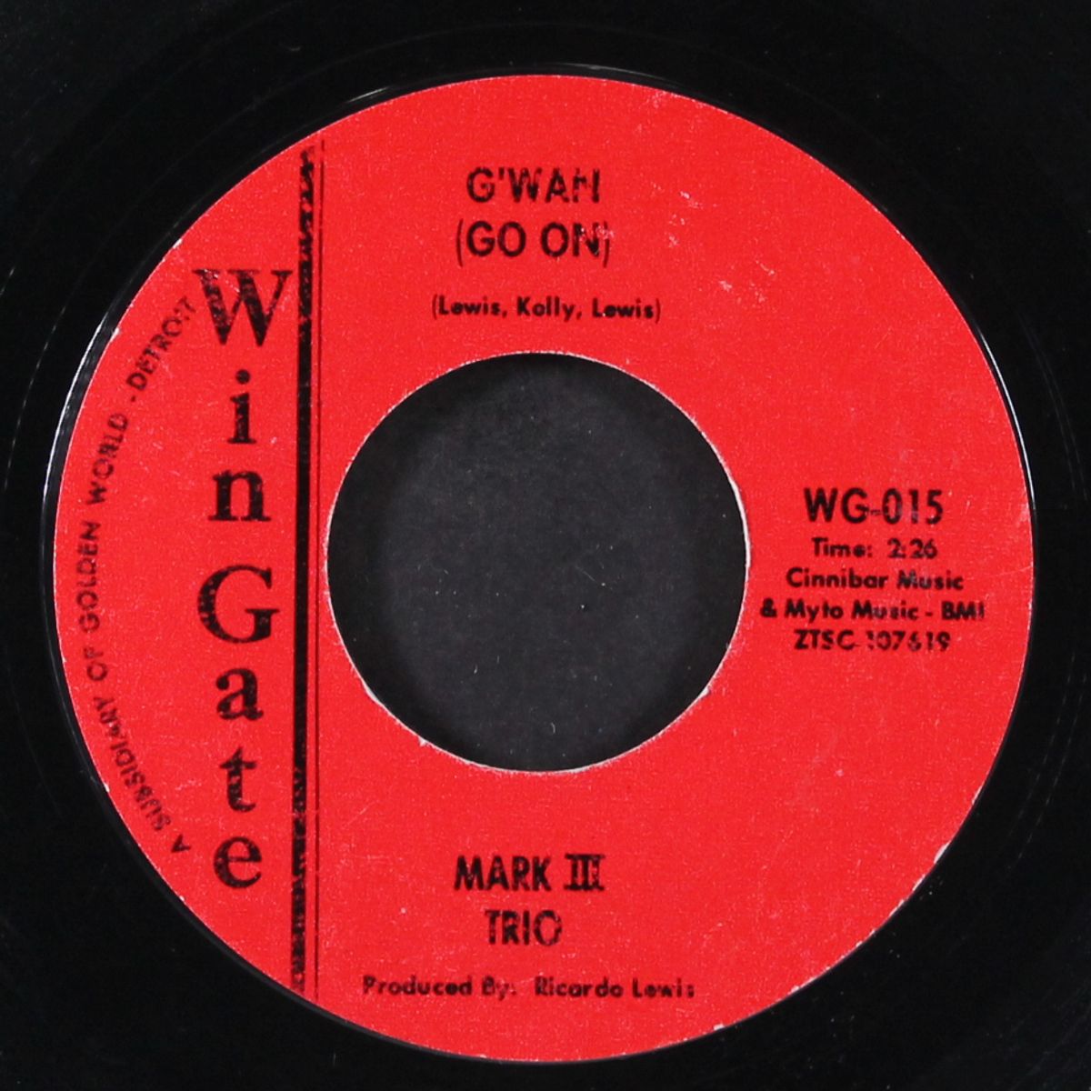 good grease / g'wan (go on ) by MARK III TRIO