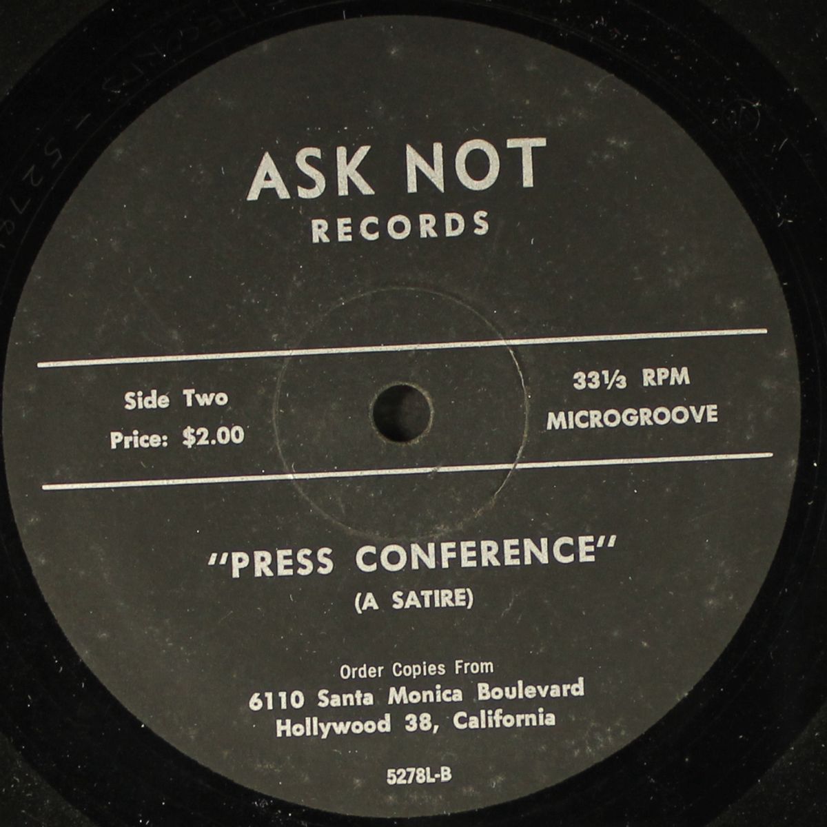 press conference (a satire) by UNKNOWN ARTIST
