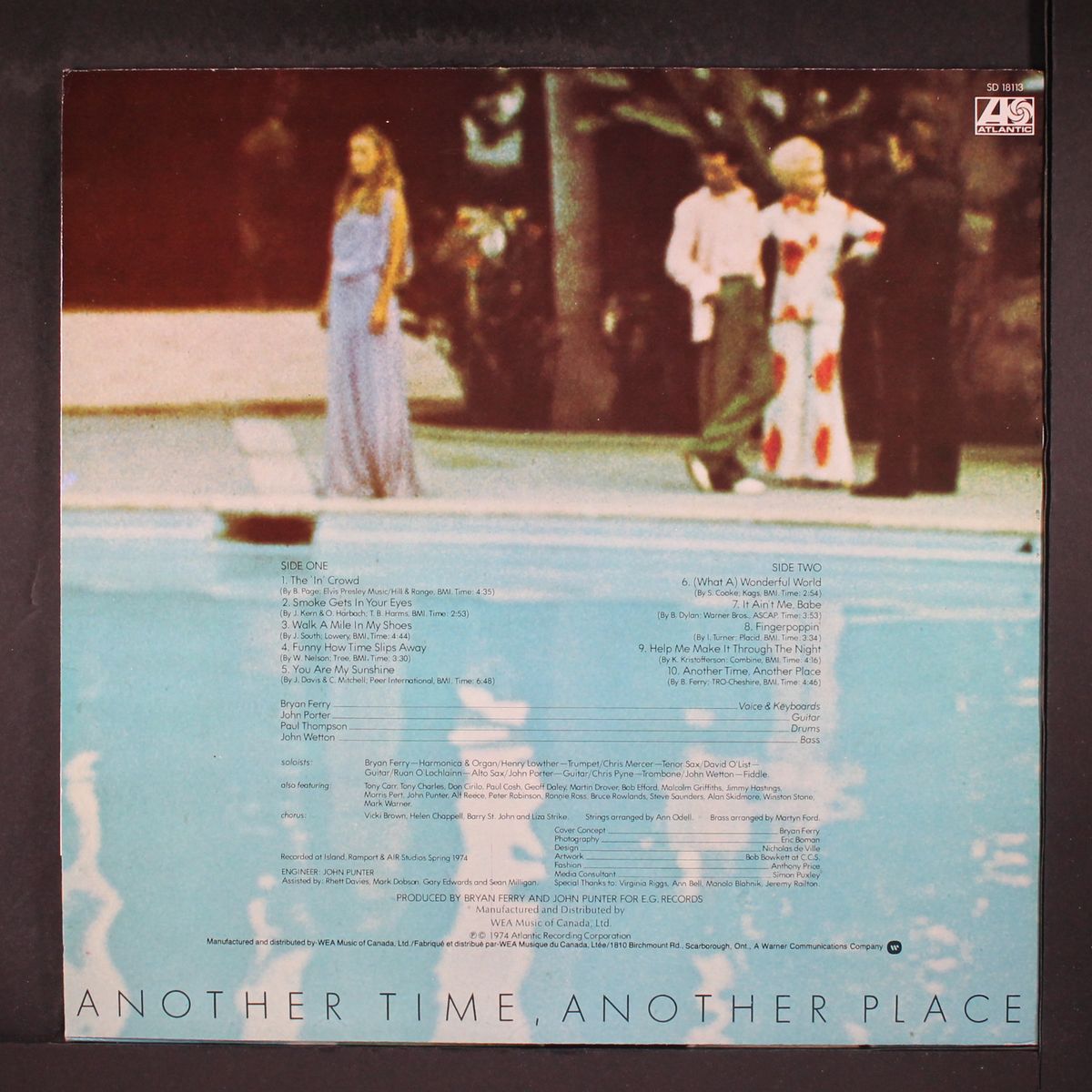 another time, another place by BRYAN FERRY