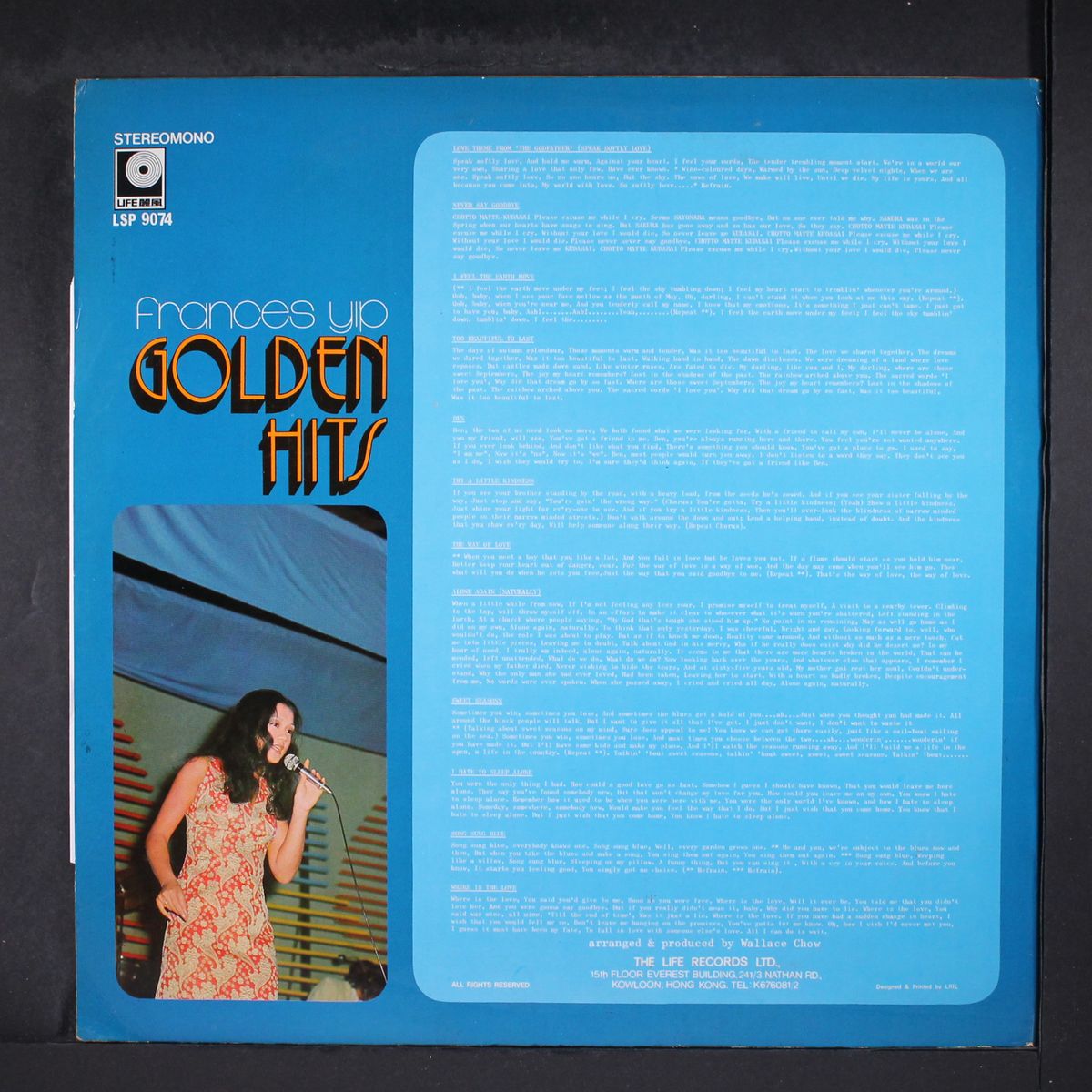 golden hits by FRANCES YIP