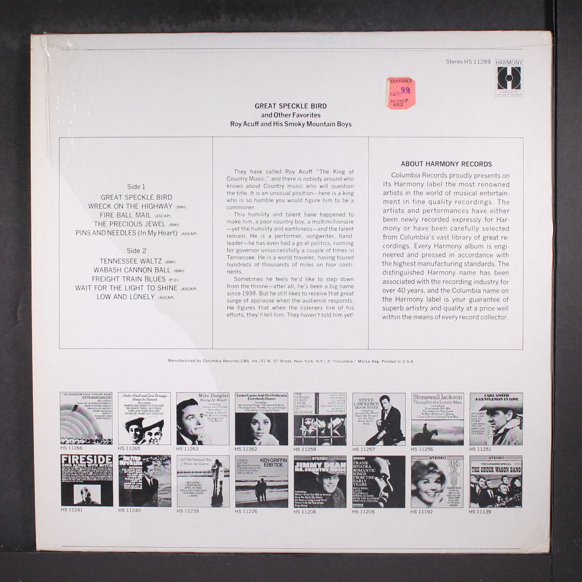 great speckle bird & other favorites by ROY ACUFF