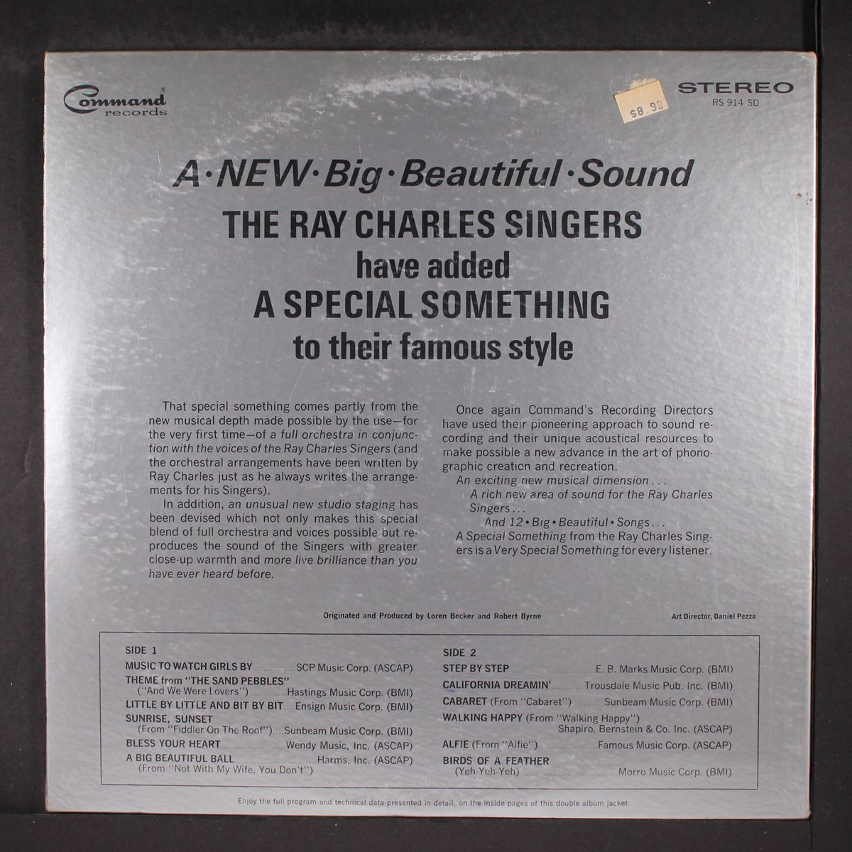 a special something by RAY CHARLES SINGERS