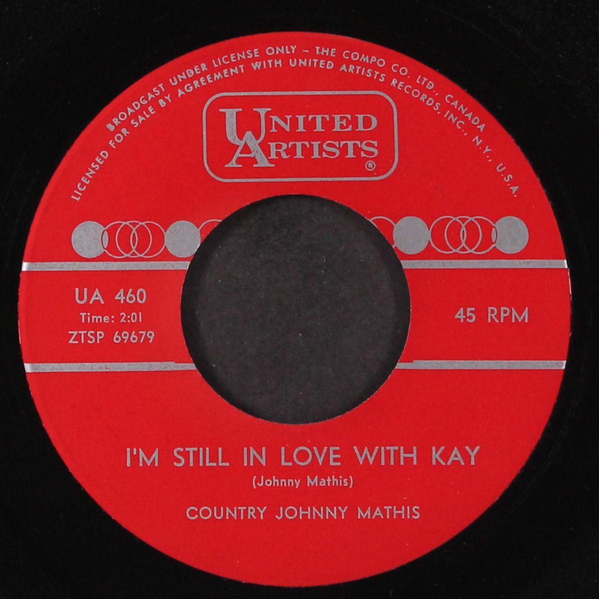 every road must have a turn / i'm still in love with kay by COUNTRY JOHNNY MATHIS