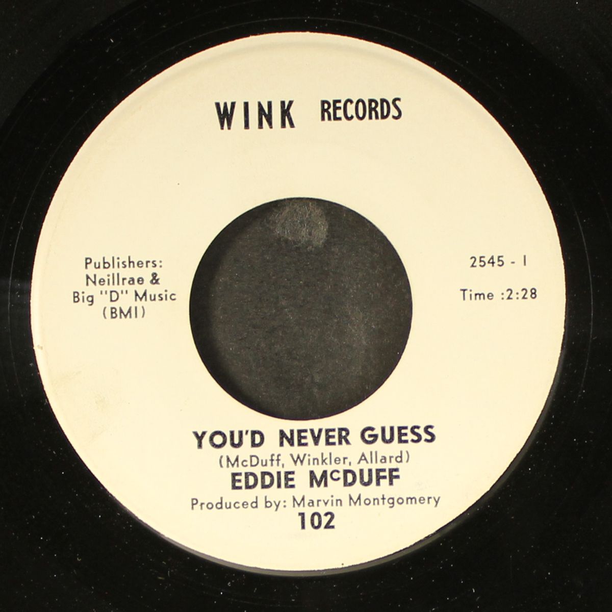you'd never guess by EDDIE MCDUFF