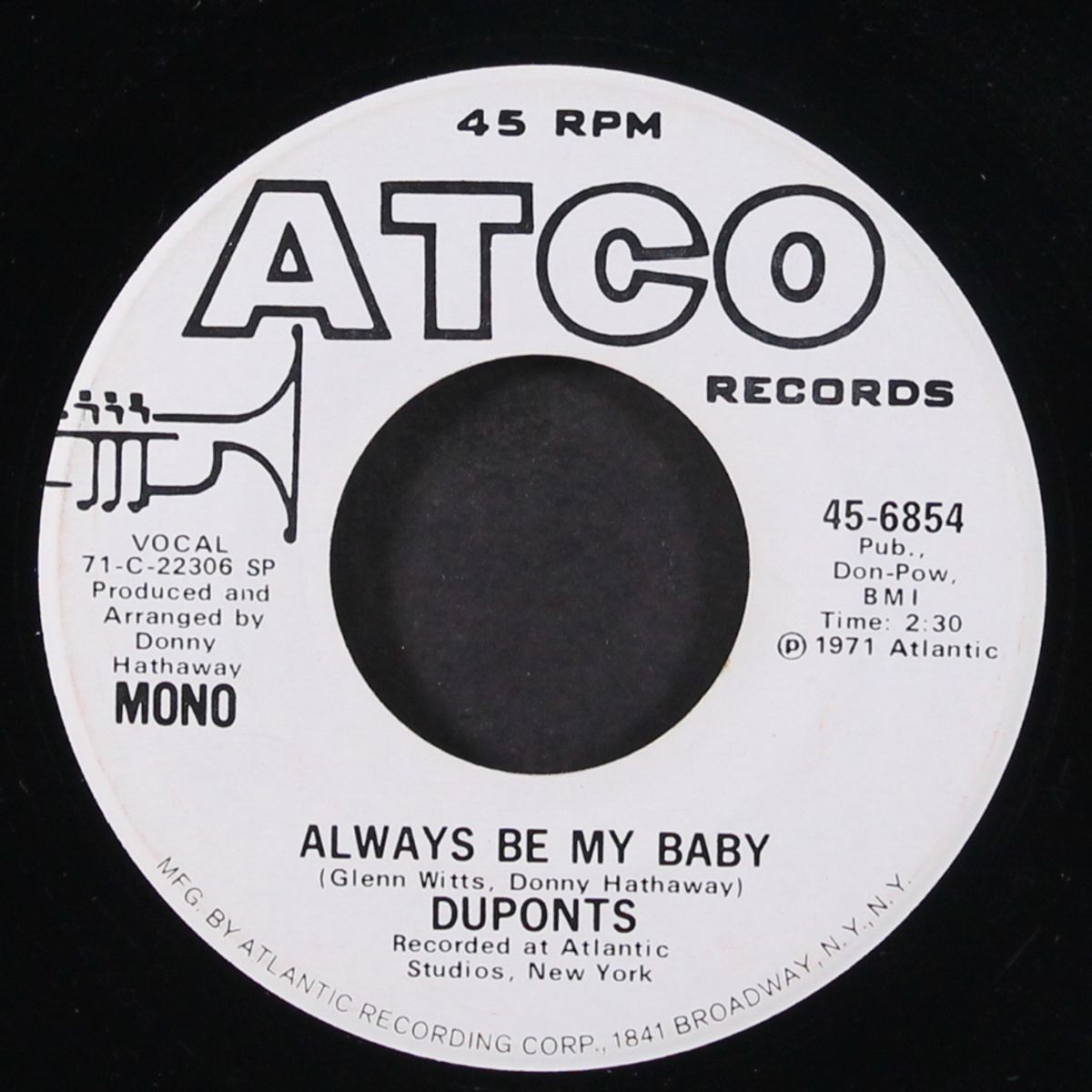 always be my baby / mono by DUPONTS