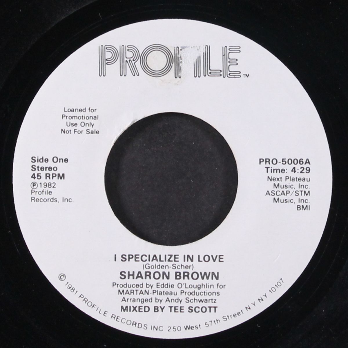 i specialize in love by SHARON BROWN